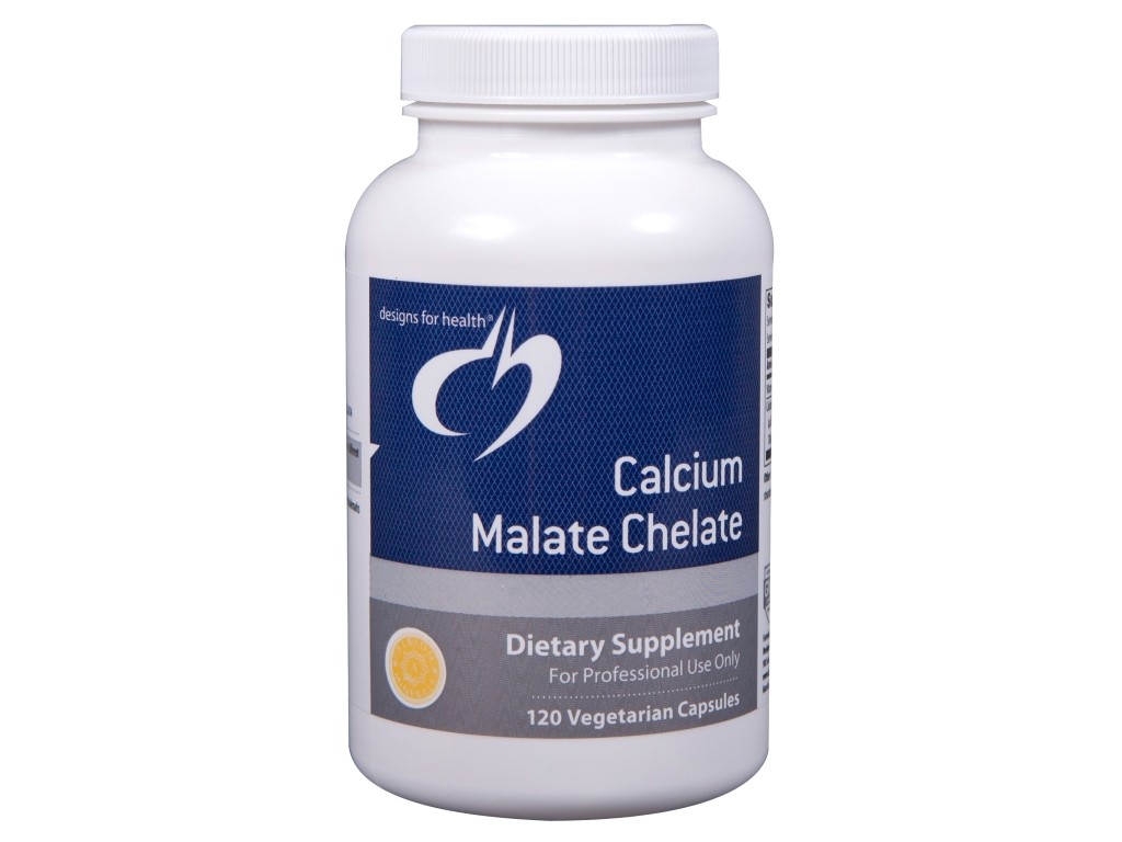 Calcium Malate Chelate 120 caps, 250mg Pure Body Systems Simply Superior Supplements Pure